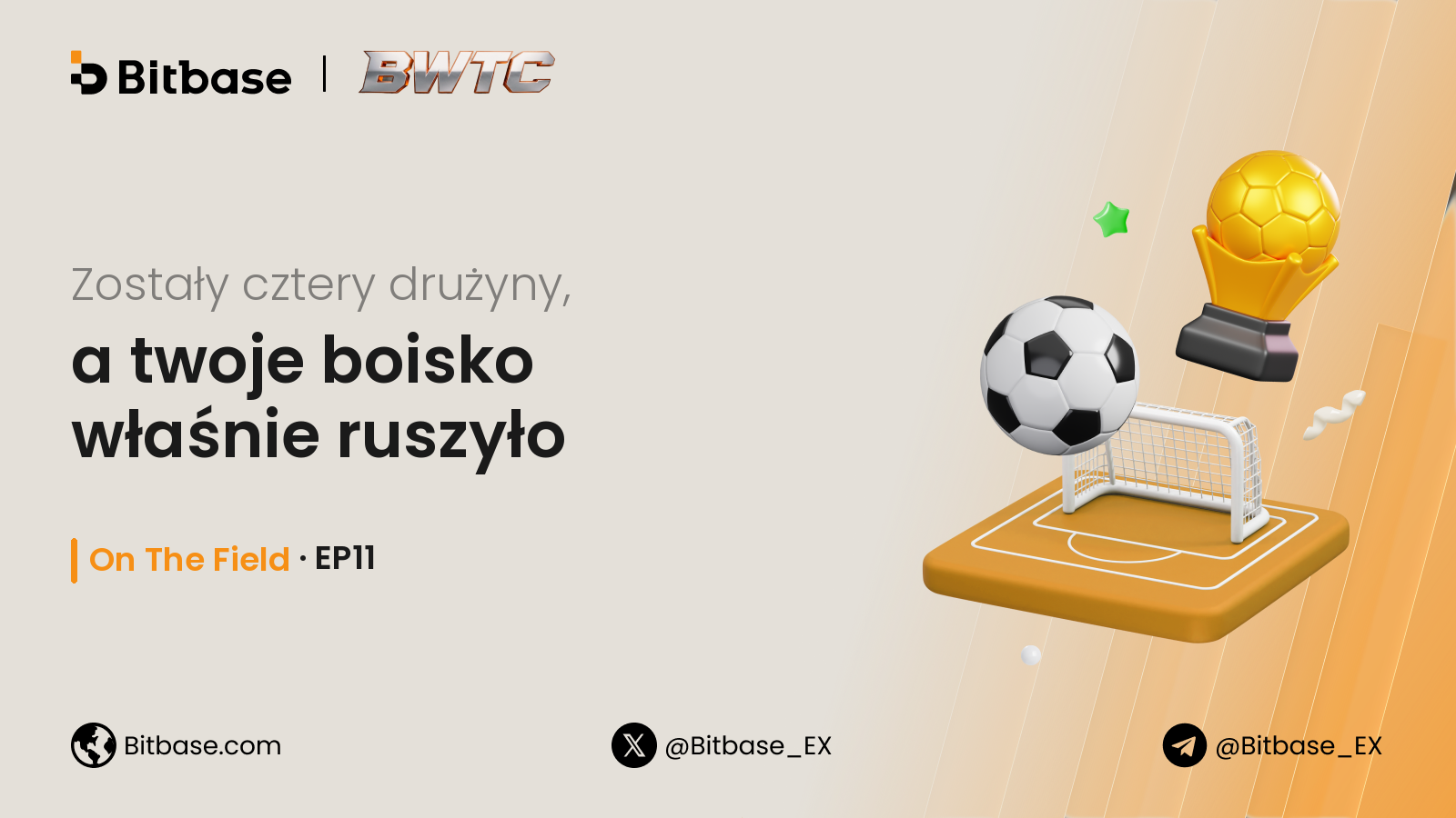 Zostały cztery drużyny, a twoje boisko właśnie ruszyło