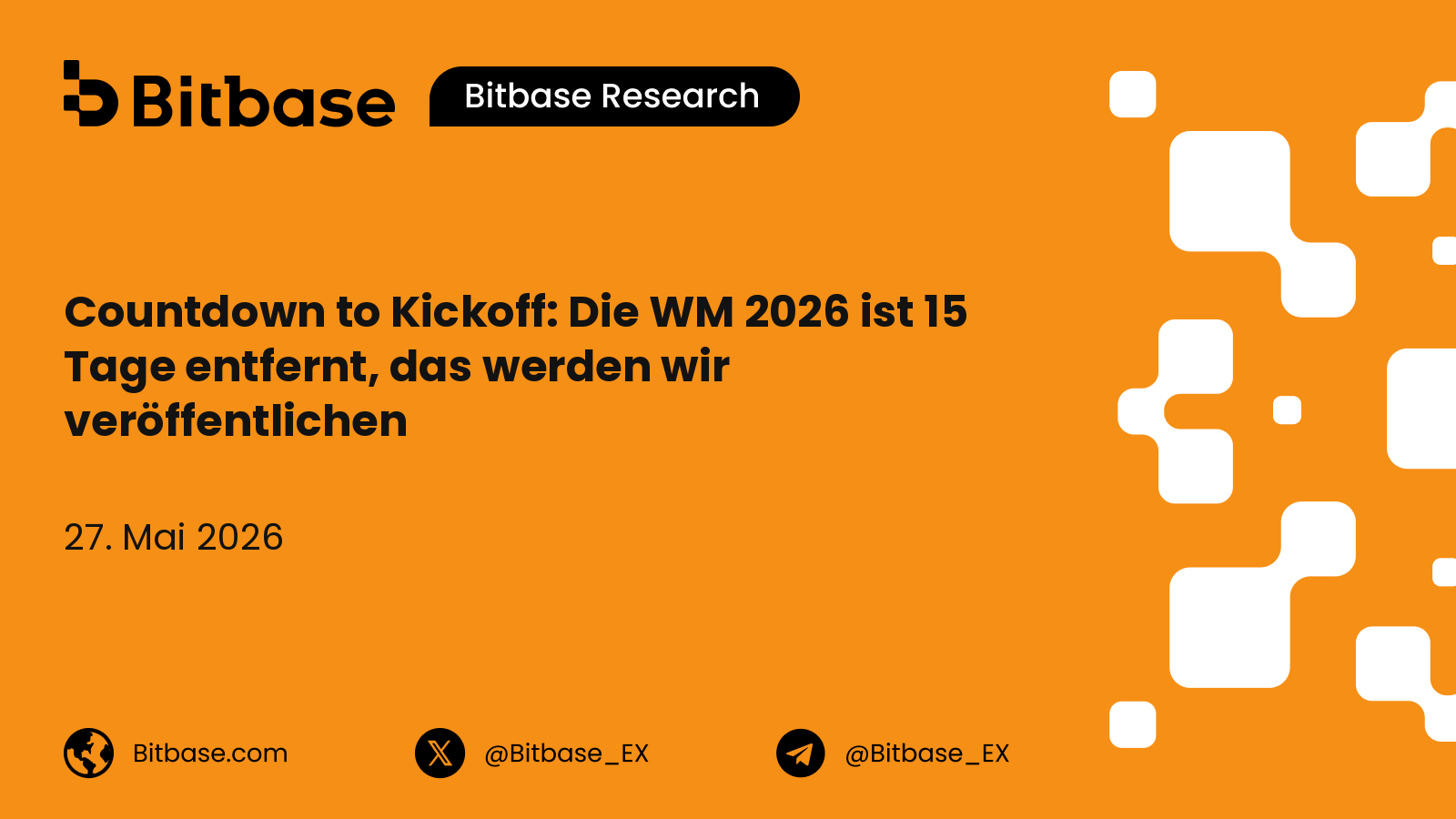 Countdown to Kickoff: Die WM 2026 ist 15 Tage entfernt, das werden wir veröffentlichen