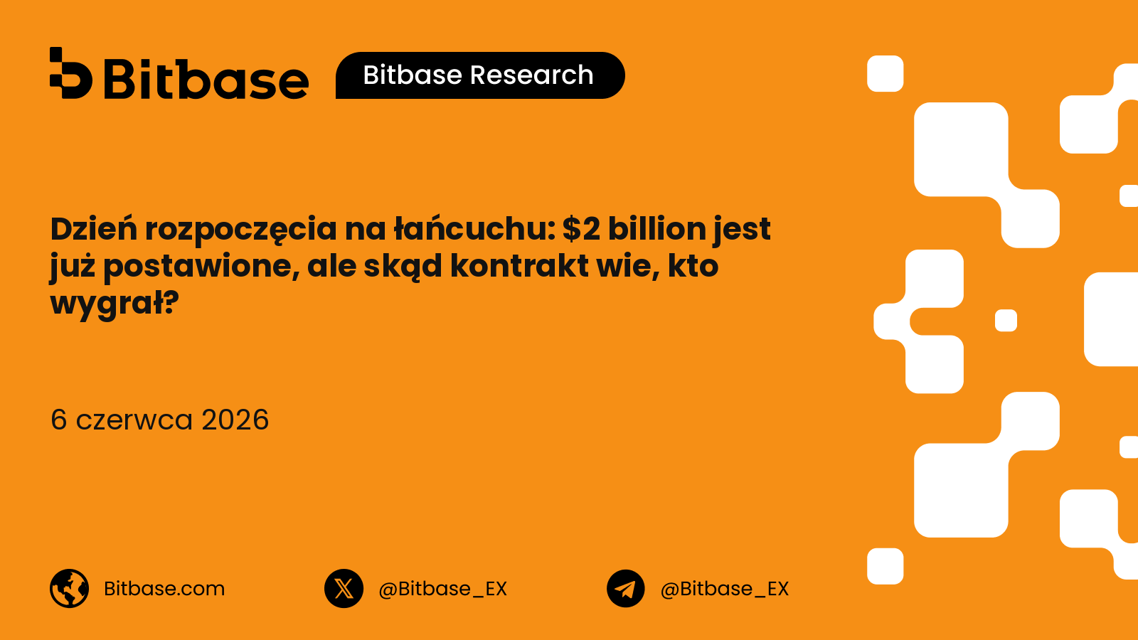 Dzień rozpoczęcia na łańcuchu: $2 billion jest już postawione, ale skąd kontrakt wie, kto wygrał?